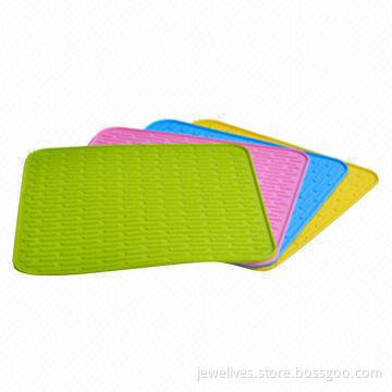Colorful Silicone Coasters with Skid Control, Abrasion-resistant and Durable
